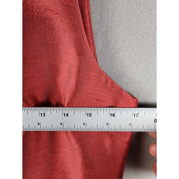 Talbots Red Sleeveless Sheath Mini Dress Size 8 - Picture 5 of 6